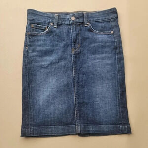 Citizens of Humanity Novak #358 Stretch Dark Wash Denim Jean Pencil Skirt Sz 26